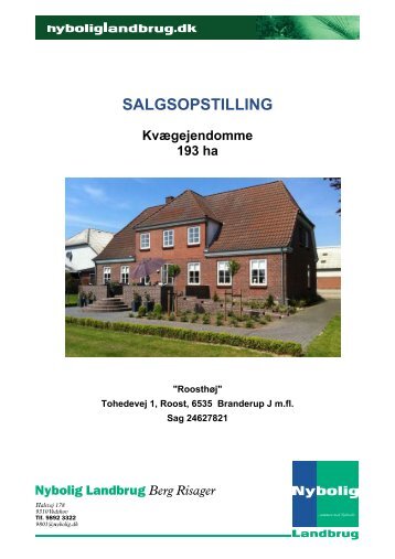 SALGSOPSTILLING - Melkvee.nl