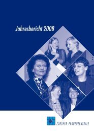 Jahresbericht2008 - Frauenzentralen