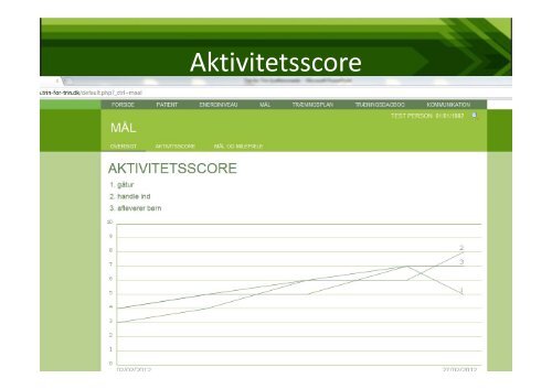 Trin for Trin fyraftensmøde - Fysioterapi og smerteklinik