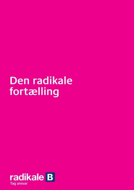 Den radikale fortælling - Radikale Venstre