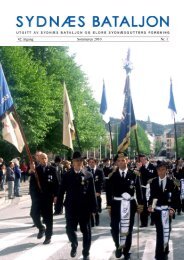 Sommeren 2010 42. årgang Nr. 1 - Sydnæs Bataljon