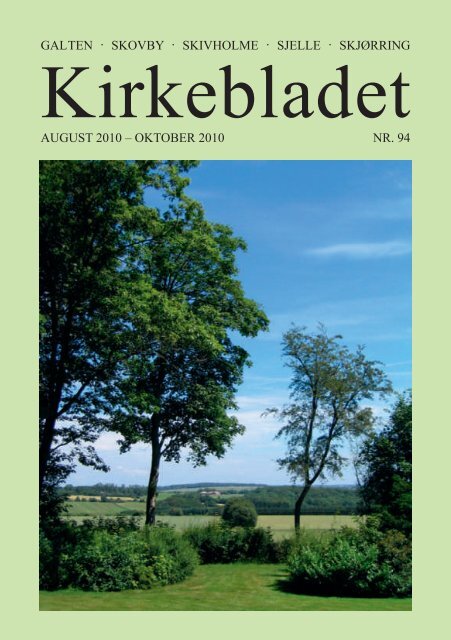 Kirkebladet for august-oktober 2010 - Skivholme Kirke