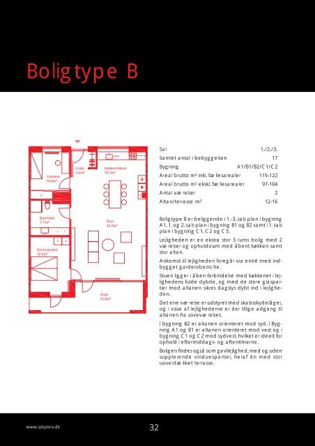 1 Boliger i det nye Ry 67 lejligheder i centrum - Ry Bytorv