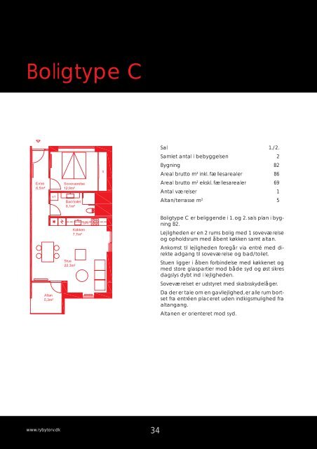 1 Boliger i det nye Ry 67 lejligheder i centrum - Ry Bytorv