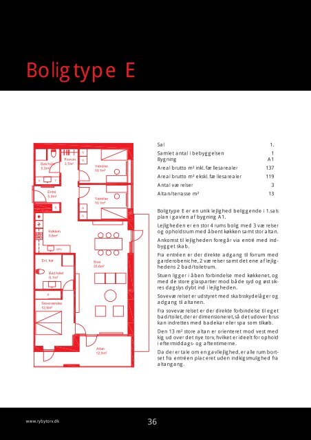 1 Boliger i det nye Ry 67 lejligheder i centrum - Ry Bytorv