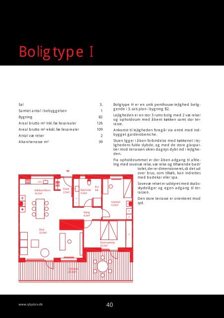 1 Boliger i det nye Ry 67 lejligheder i centrum - Ry Bytorv