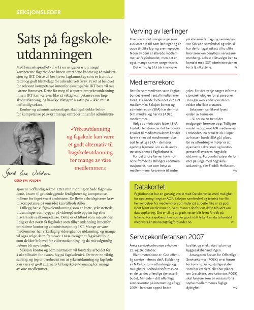 Fagbladet 2007 09 KON