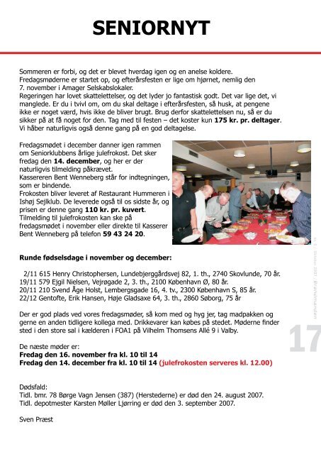 Brandfolkenes Organisation nr.5 / Oktober 2007 / årgang 85