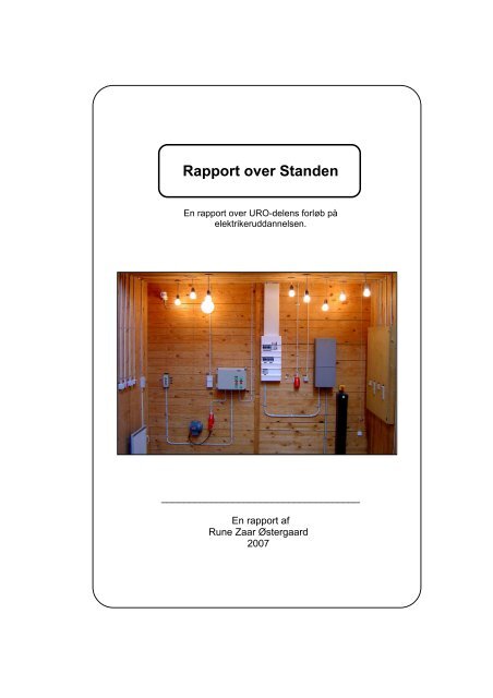 Rapport over Standen (pdf-dokument) 995 kb - El