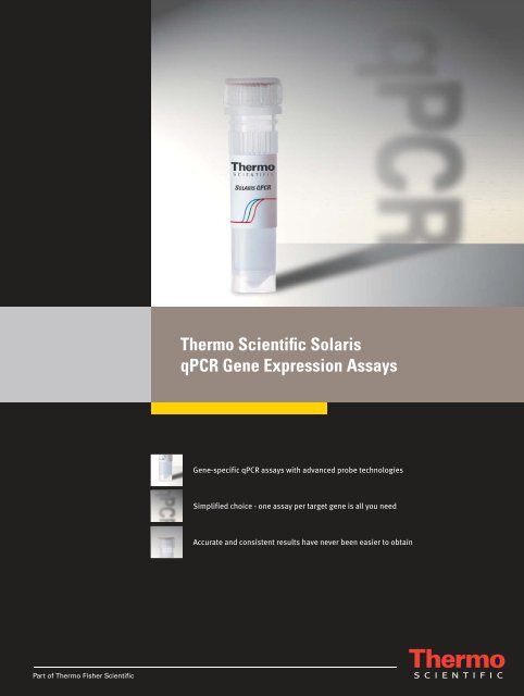 Thermo Scientific Solaris qPCR Gene Expression Assays