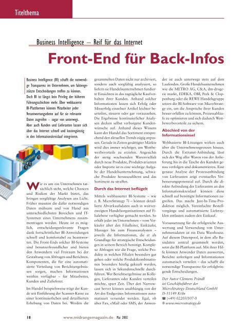 CeBIT 2002 – Qualität statt Quantität - Midrange Magazin