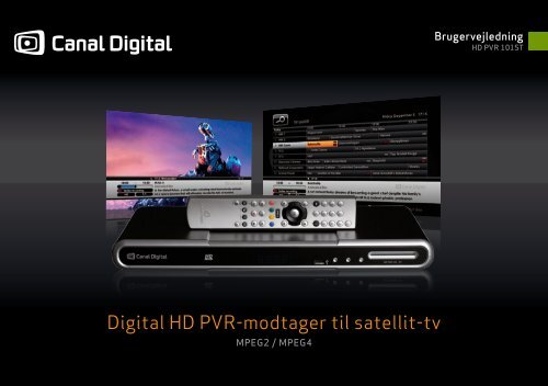 Digital HD PVR-modtager til satellit-tv - Av-Montering