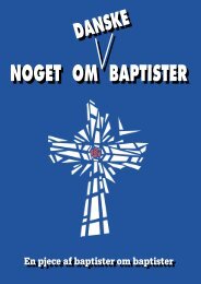 noget om danske baptister 1999 - Tølløses Baptistmenighed