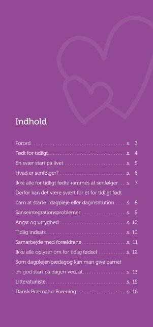 Født For tidligt? - Dansk Præmatur Forening
