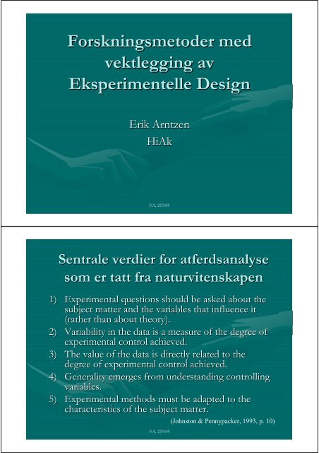 design - Erik Arntzen