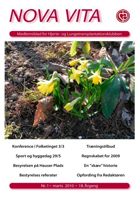 Nova Vita 2010-1 - Hjerte- og Lungetransplantationsklubben