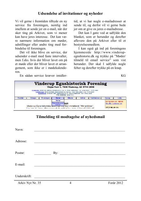 35 2012-1 (PDF) - Vinderup Egnshistoriske Forening