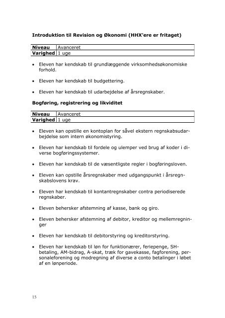 Lokal undervisningsplan for