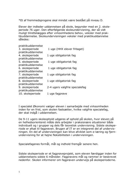 Lokal undervisningsplan for