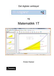 Matematiikk 1T - TI-nspire CAS PC - lokus