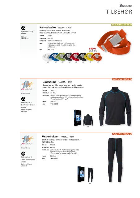 ACODE - er funktionelt profiltøj i sporty skandinavisk design - Kansas