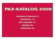 Last ned katalogen som pdf - Pax Forlag