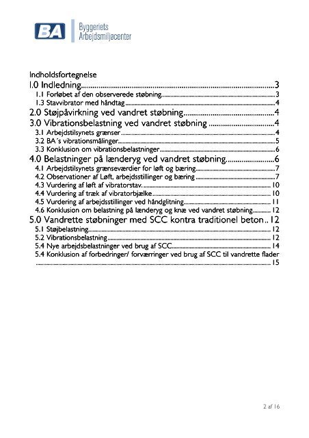 Arbejdsmiljø og SCC - SCC-konsortiet