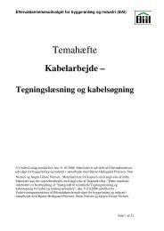 Temahæfte - Kabelarbejde – Tegningslæsning og ... - Humleby