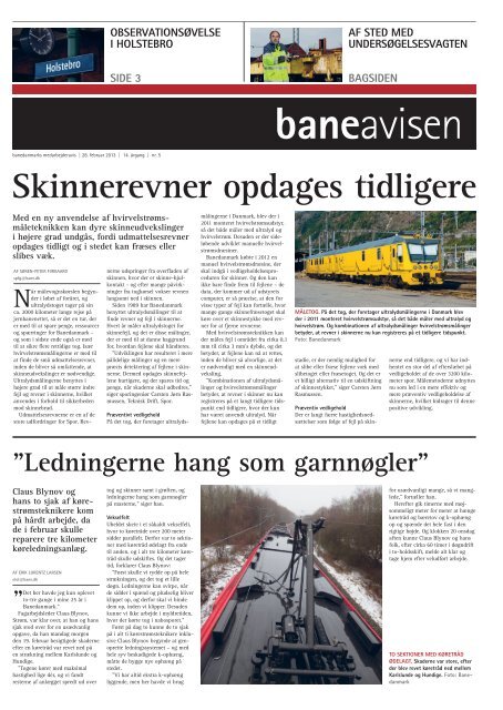 Skinnerevner opdages tidligere - Banedanmark