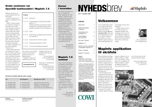 Velkommen - Cowi