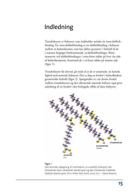Transfedtsyrers betydning for sundheden - og Ernæringsrådet