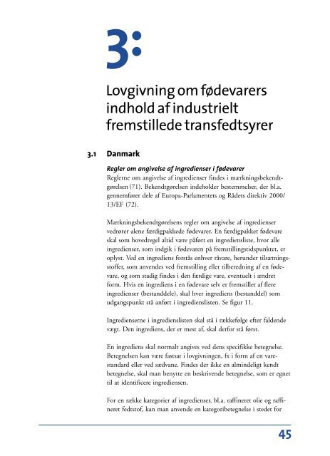 Transfedtsyrers betydning for sundheden - og Ernæringsrådet