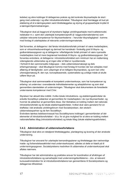 Tilbudsmateriale - Introduktionsforløb for tilsynsmedarbejdere ver. 3
