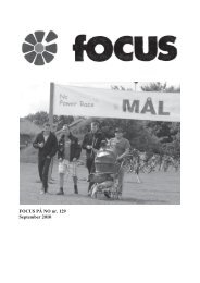 FOCUS PÅ NO nr. 129 September 2010 - No Sogneforening