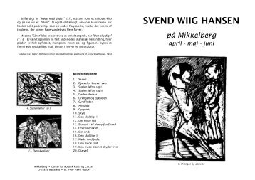 SVEND WIIG HANSEN - Mikkelberg