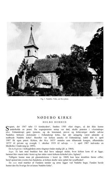 Nødebo Kirke - Danmarks Kirker - Nationalmuseet