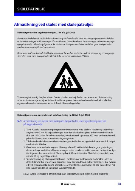 Sikker skoletrafik - love og regler - Rådet for Sikker Trafik