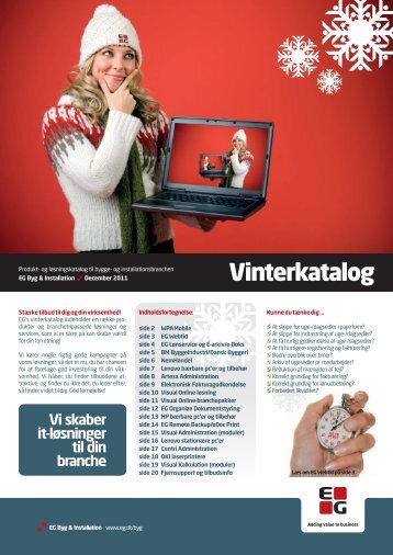 Se EGs Vinterkatalog 2011 - Dansk Byggeri