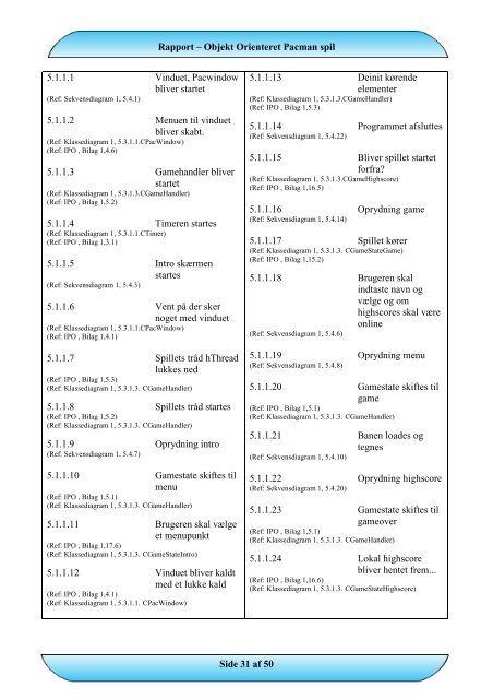 Rapport Objektorienteret Pacman - Portfolio - Tommy Andersen