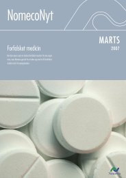 Forfalsket medicin - Nomeco A/S