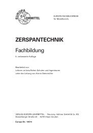 ZERSPANTECHNIK Fachbildung