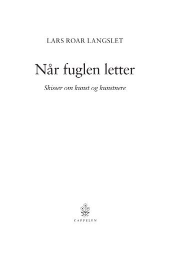 Når fuglen letter - Cappelen Damm