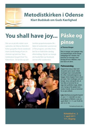 Kirkeblad 2011, nr. 2 - Metodistkirken i Odense