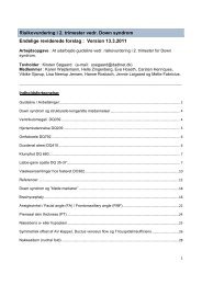 Risikovurdering i 2. trimester vedr. Downs syndrom - DFMS