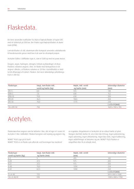 Industrielle Gasser (PDF 695 KB) - AGA Danmark