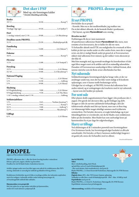 PROPEL nr. 4 - Flyvevåbnets Soldaterforening