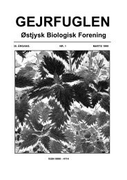 Østjysk Biologisk Forening - Gejrfuglen