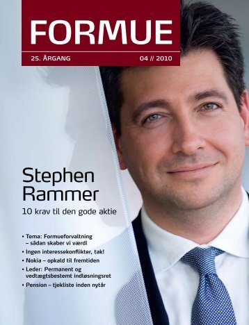 Stephen Rammer - Formuepleje