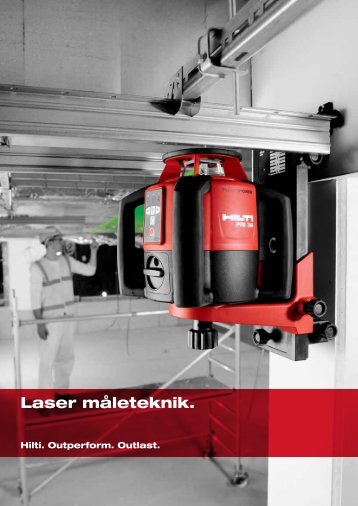 Laser måleteknik. - Hilti Danmark A/S