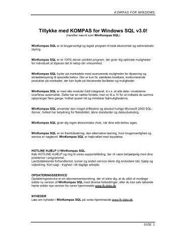 WinKompas Manual